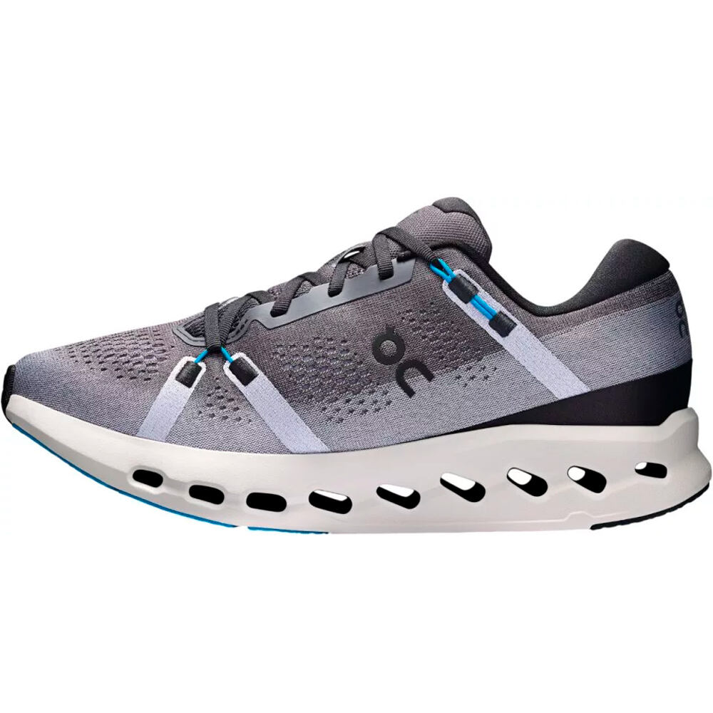 On zapatilla running hombre CLOUDSURFER 2 NEGRO lateral interior