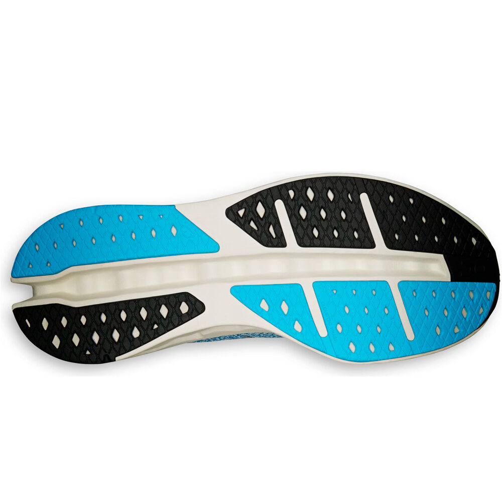 On zapatilla running hombre CLOUDSURFER MAX AZUL vista superior