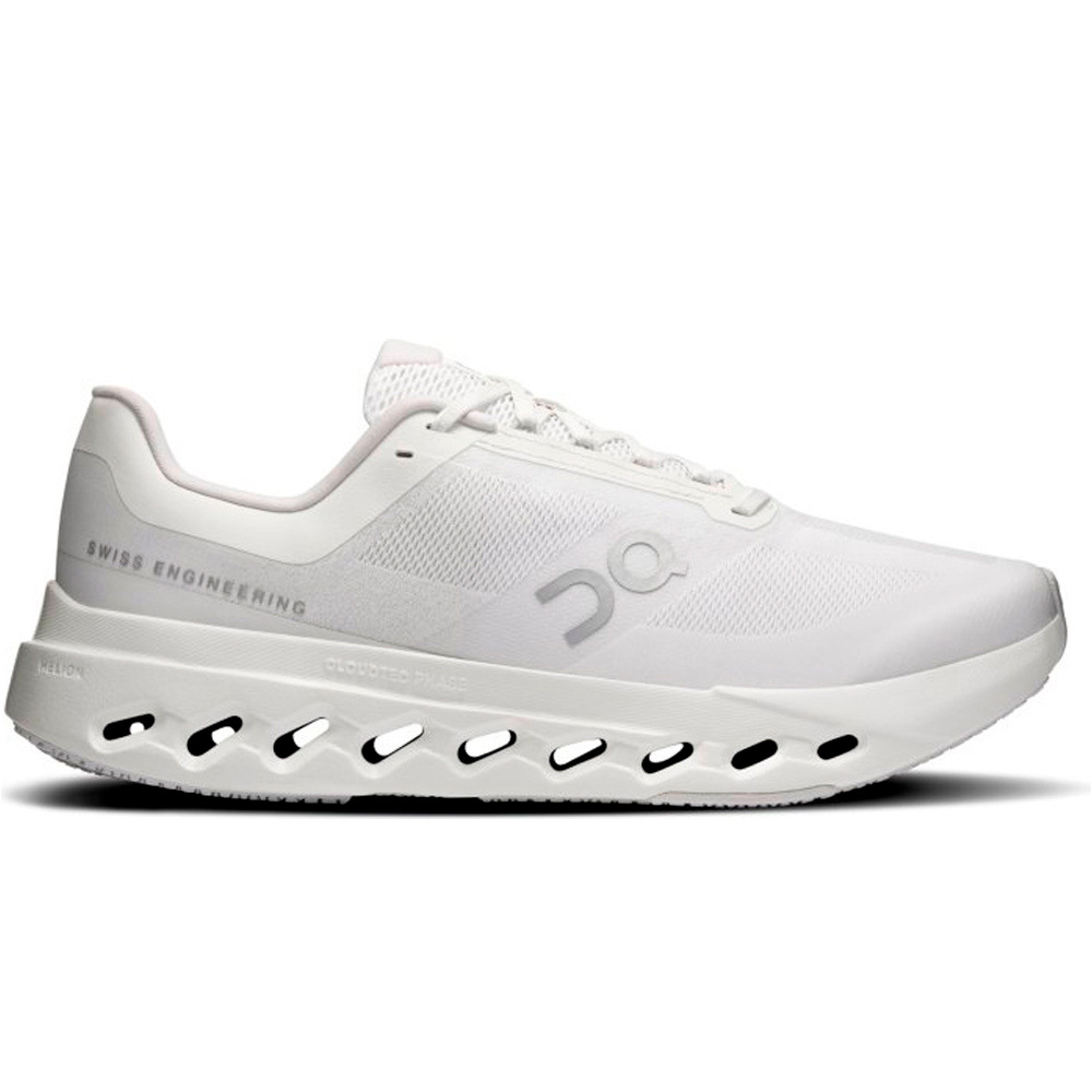 On zapatilla running hombre CLOUDSURFER NEXT BLANCO lateral exterior