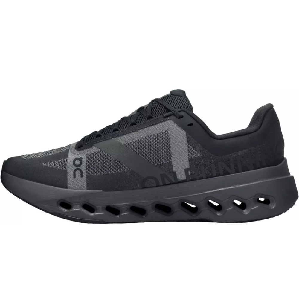 On zapatilla running hombre CLOUDSURFER NEXT NEGRO lateral interior