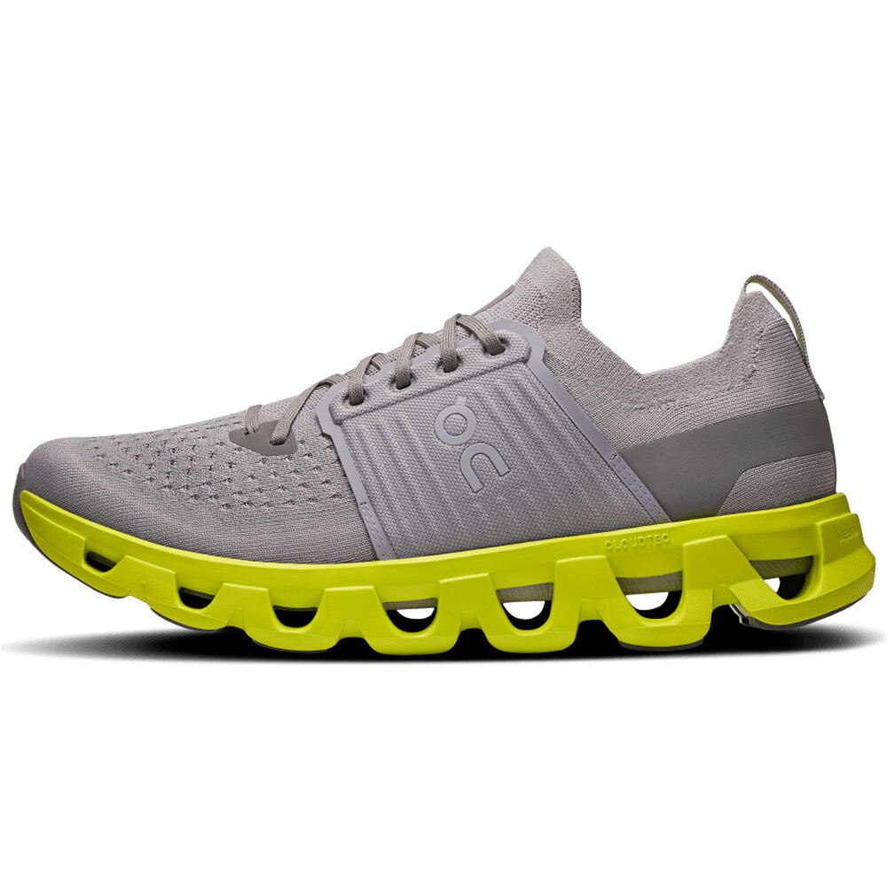 On zapatilla running hombre CLOUDSWIFT 4 GRIS puntera