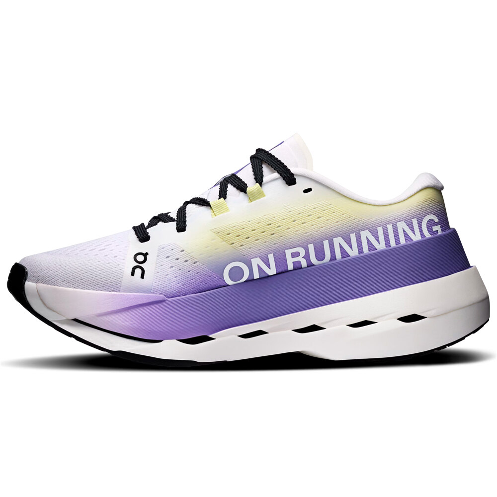 On zapatilla running mujer CLOUDBOOM MAX MORADO puntera