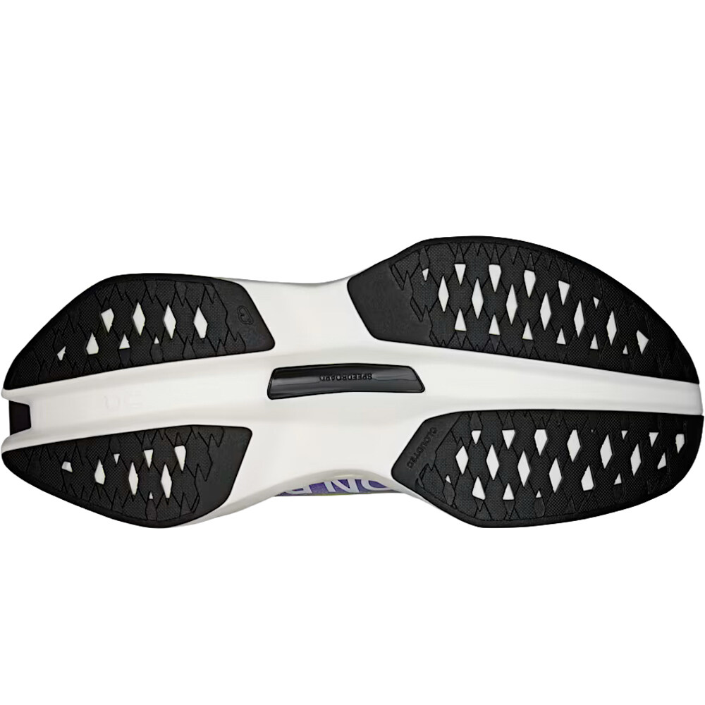 On zapatilla running mujer CLOUDBOOM MAX MORADO vista superior