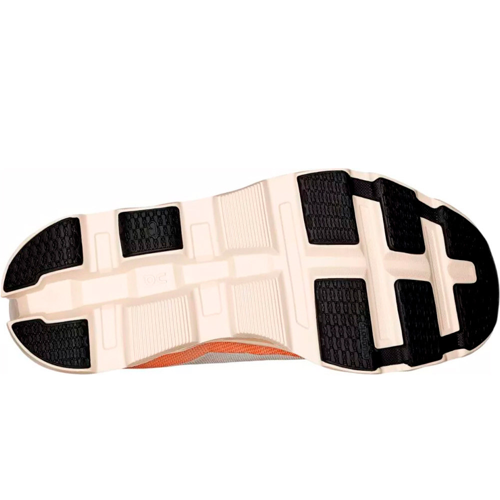 On zapatilla running mujer CLOUDMONSTER 2 GRIS vista trasera