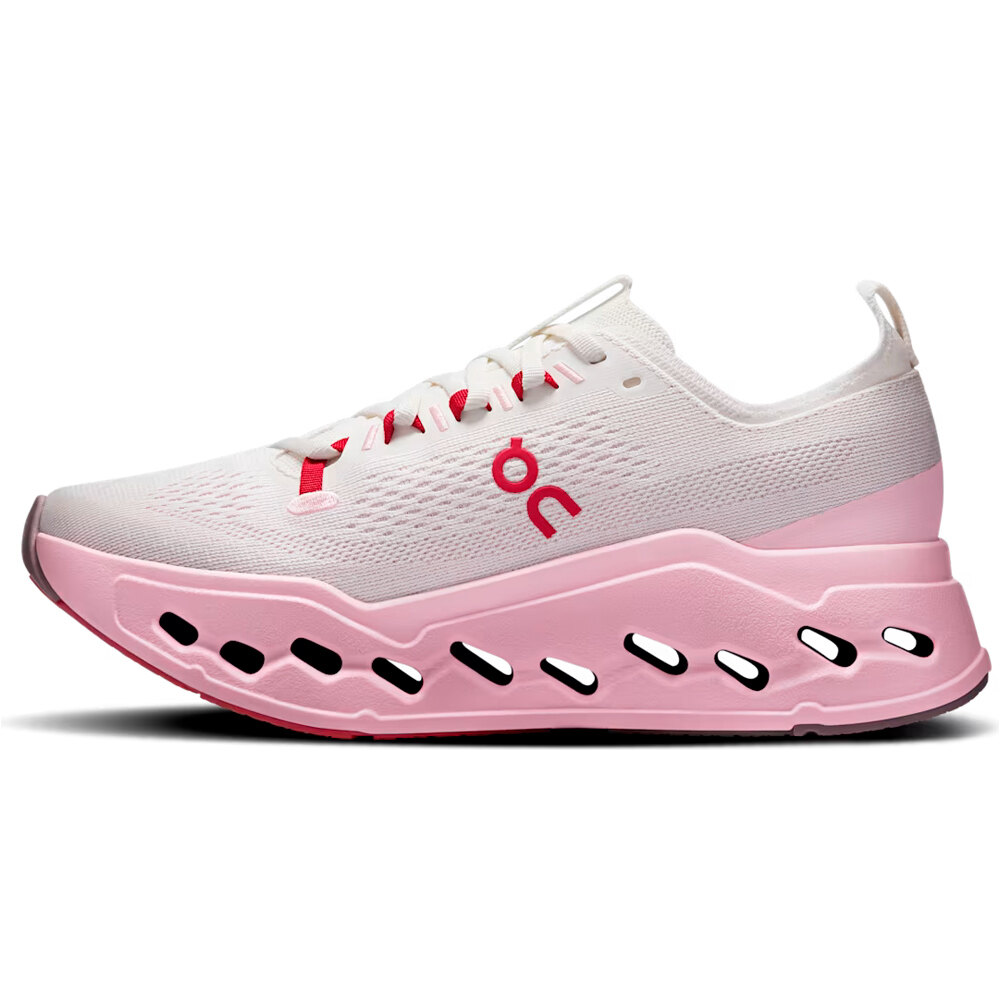 On zapatilla running mujer CLOUDSURFER MAX BLANCO puntera