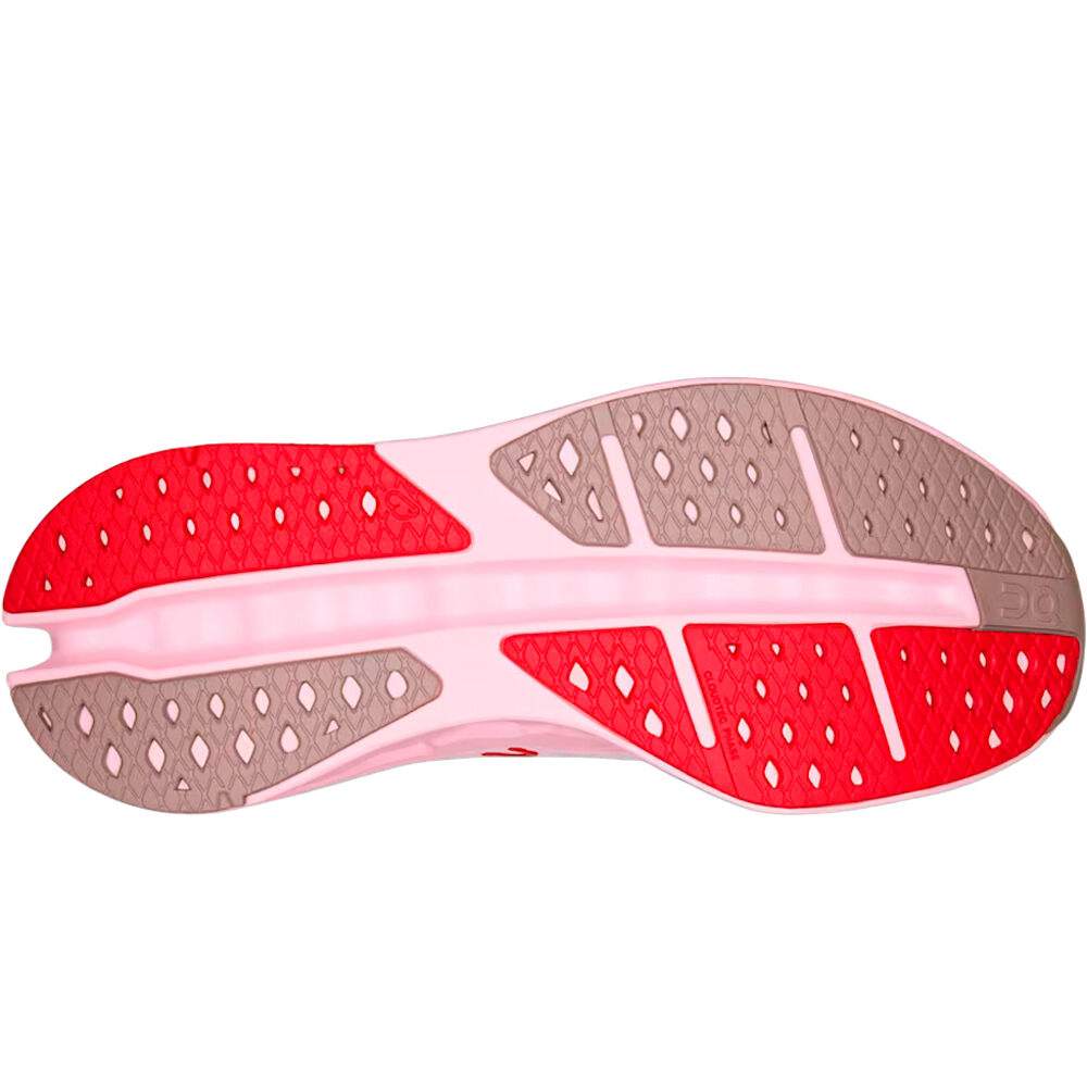 On zapatilla running mujer CLOUDSURFER MAX BLANCO vista superior