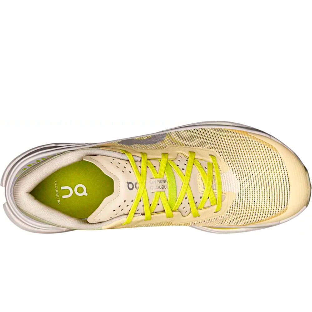 On zapatillas trail hombre CLOUDULTRA 3 AMARILLO vista superior