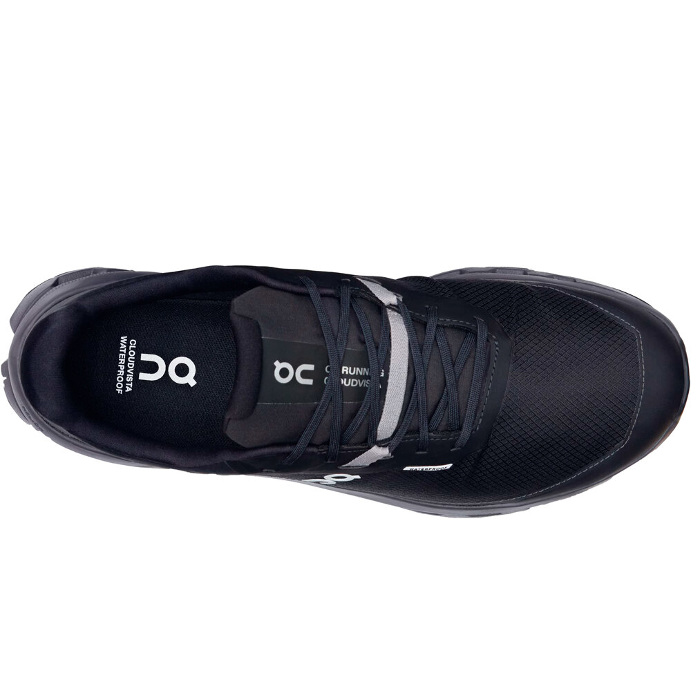 On zapatillas trail hombre CLOUDVISTA 2 WATERPROOF NEGRO 05