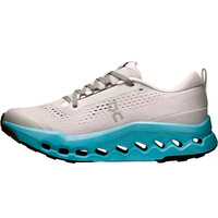 On zapatillas trail mujer CLOUDSURFER TRAIL 2 GRIS lateral interior