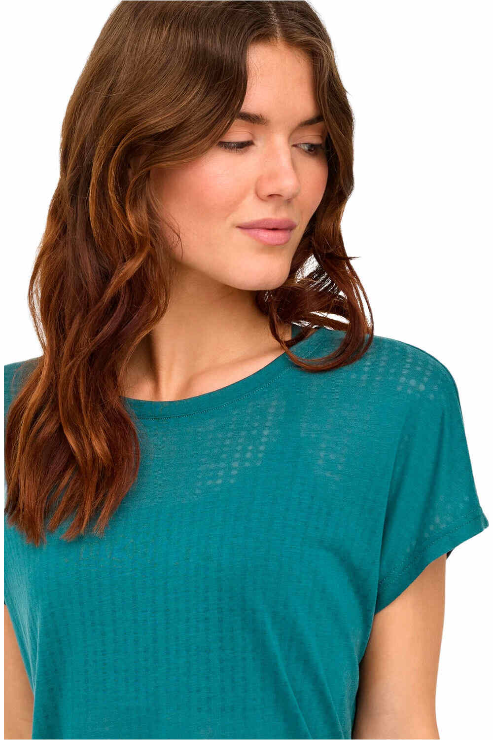 Only camiseta tirantes fitness mujer ONPAUB-JACE ON VERDE vista detalle