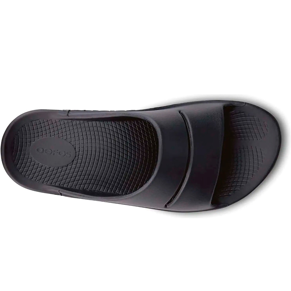 Oofos sandalias trekking hombre RECOVERY OOAHH NEGRO 06