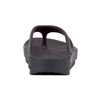 Oofos sandalias trekking hombre RECOVERY OORIGINAL NEGRO vista trasera