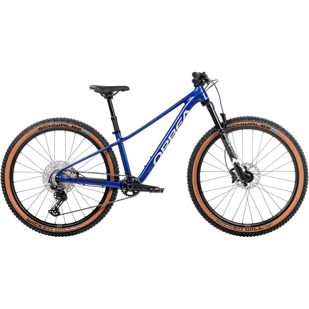 Orbea bicicleta niño KIMU 27 H10 2027 AZUL vista frontal