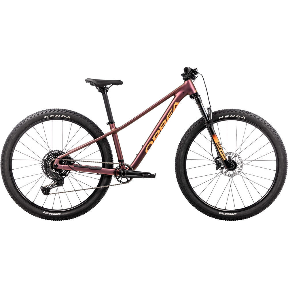 Orbea bicicleta niño KIMU 27 H20 2027 NARANJA vista frontal