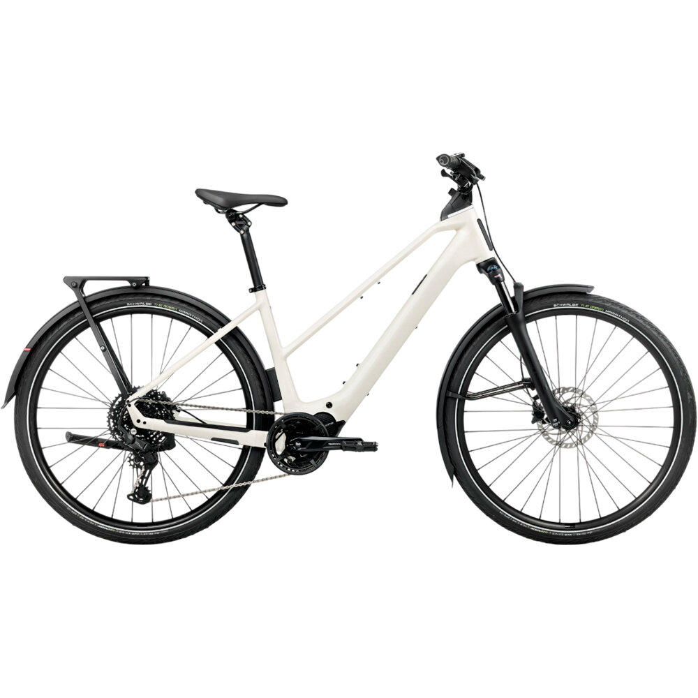 Orbea bicicleta paseo KEMEN TOUR 20 MID 2026 BLANCO vista frontal