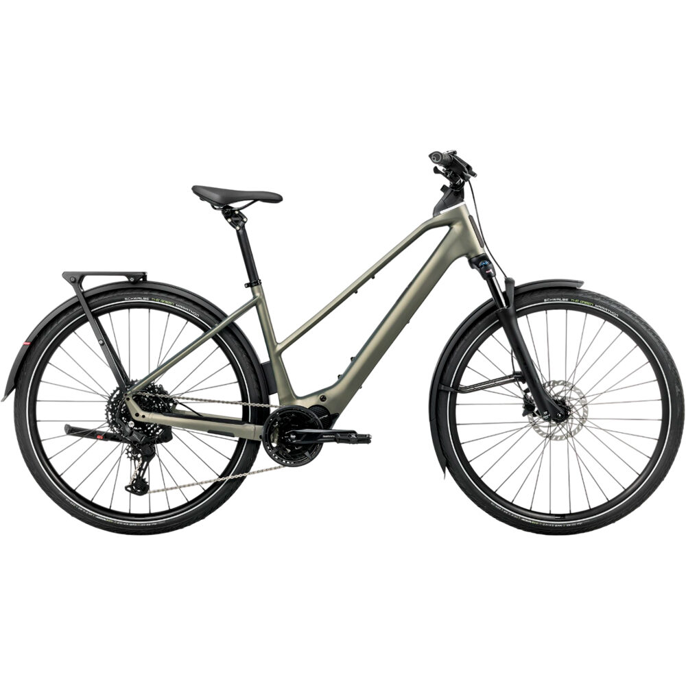 Orbea bicicleta paseo KEMEN TOUR 20 MID 2026 VERDE vista frontal