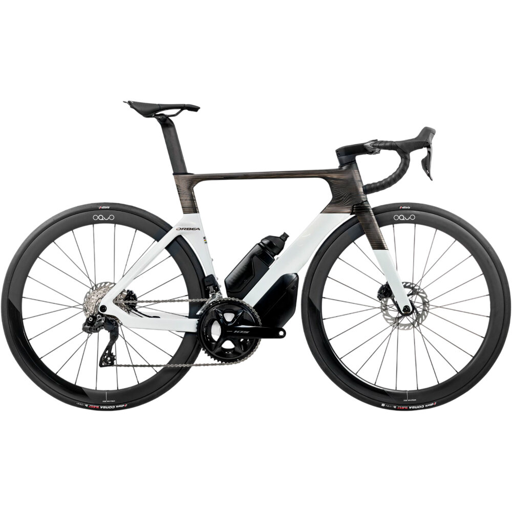 Orbea bicicletas de carretera carbono ORCA AERO M35iLTD PWR 2026 AMARILLO vista frontal