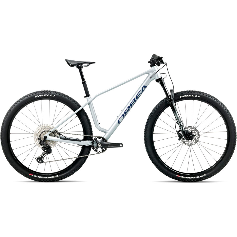 Orbea bicicletas de montaña ALMA H20 2026 GRIS vista frontal