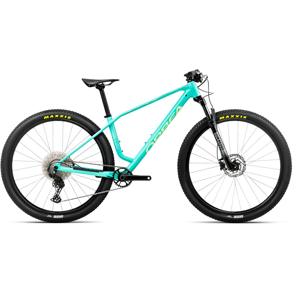 Orbea bicicletas de montaña ALMA H30 2027 VERDE vista frontal