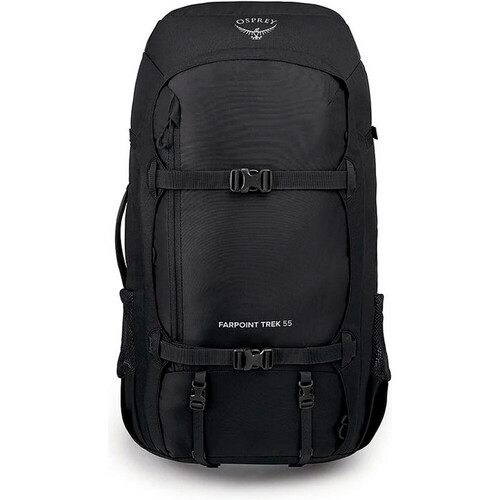 Osprey mochila montaña FARPOINT TREK 55 NEGRO