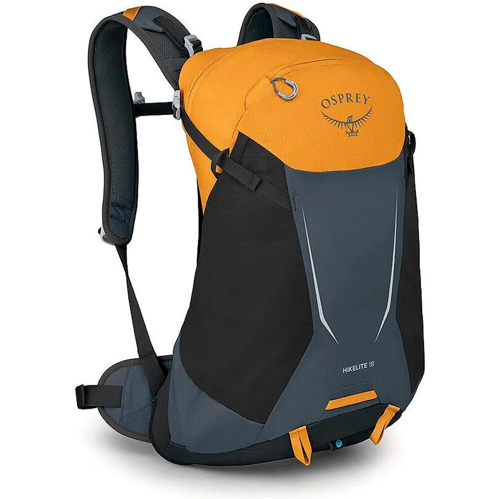 Osprey mochila montaña HIKELITE 18 AMARILLO vista frontal