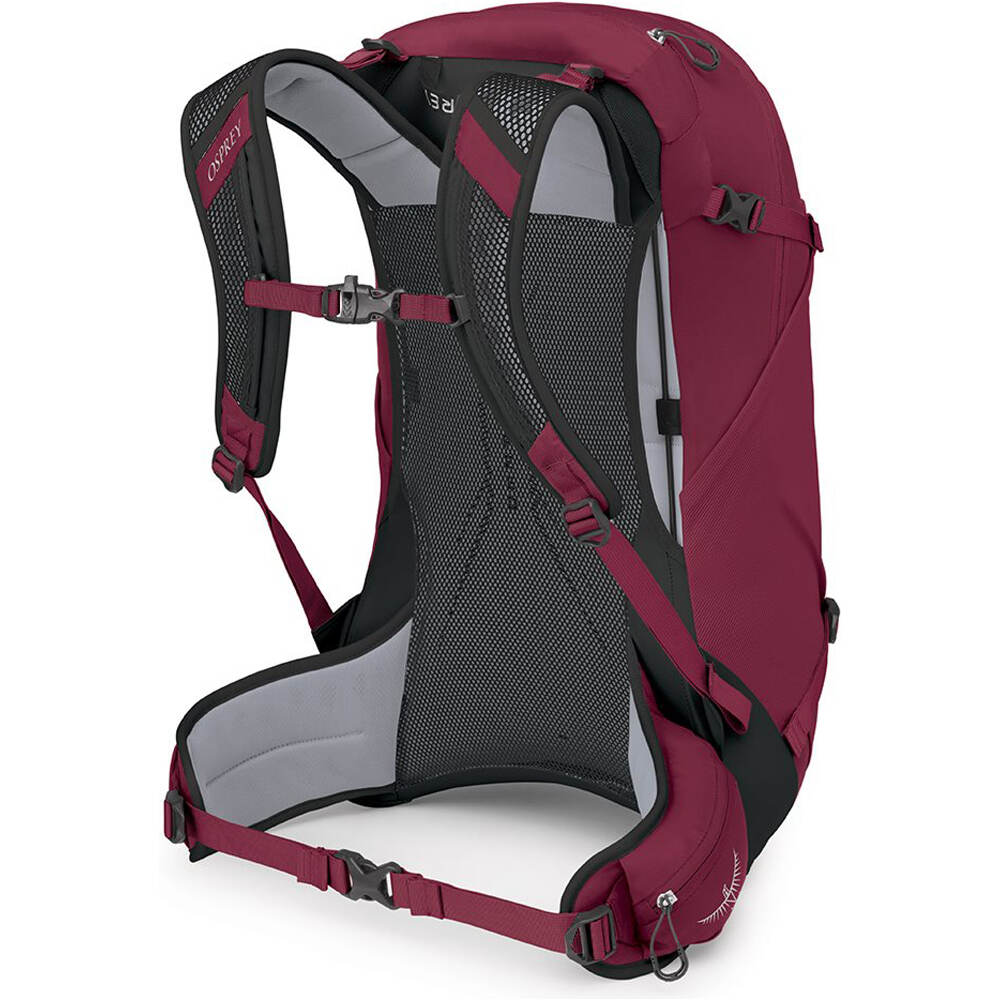 Osprey mochila montaña HIKELITE 28 ROJO 01