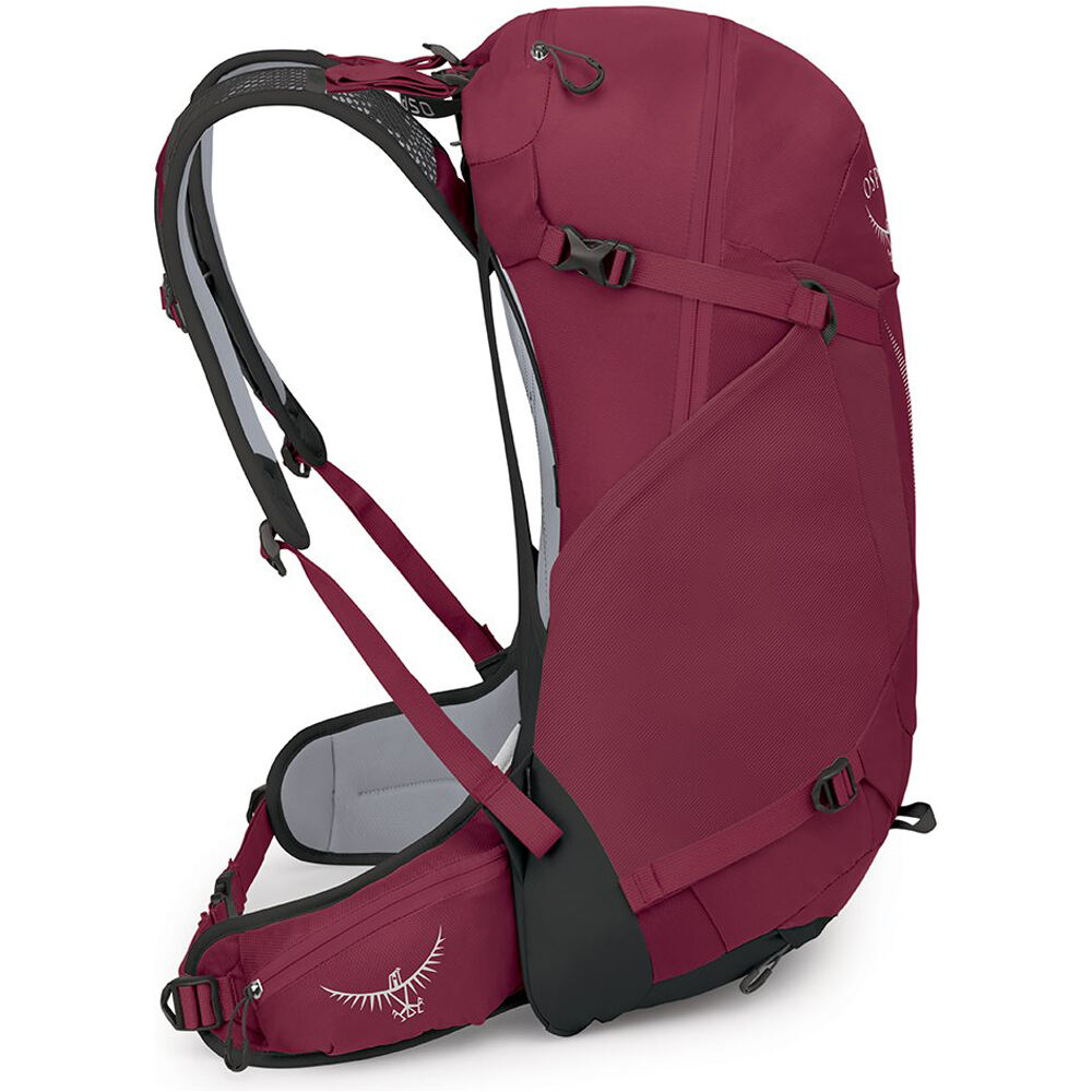 Osprey mochila montaña HIKELITE 28 ROJO 03