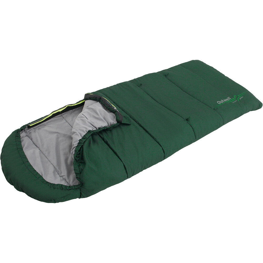 Outwell saco de dormir CAMPION JUNIOR FOREST GREEN VERDE 01