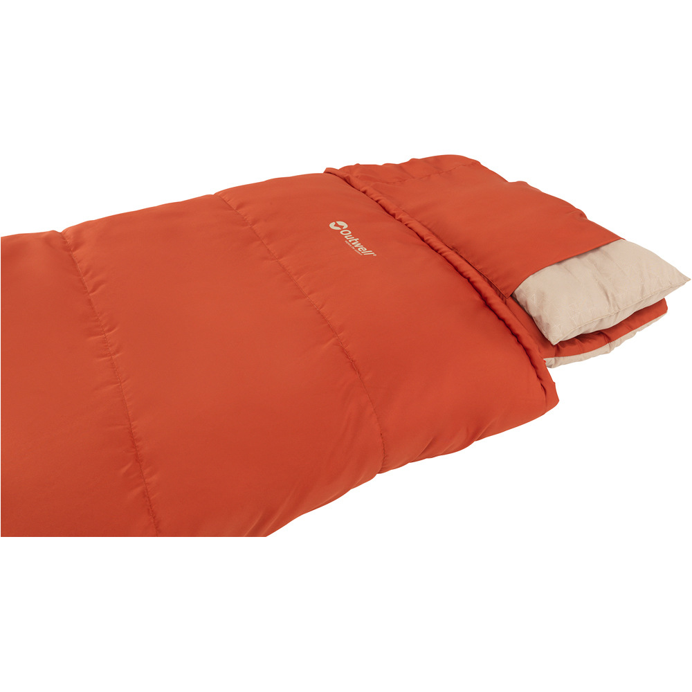 Outwell saco de dormir CONTOUR JUNIOR ROJO 03