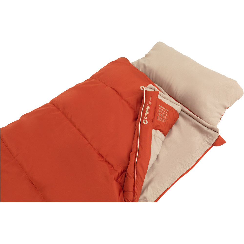 Outwell saco de dormir CONTOUR JUNIOR ROJO 04