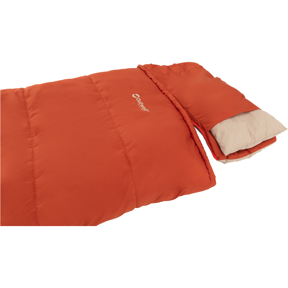 Outwell saco de dormir CONTOUR JUNIOR ROJO 06
