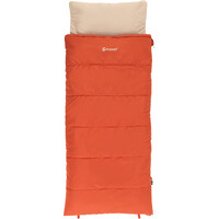 Outwell saco de dormir CONTOUR JUNIOR ROJO vista frontal