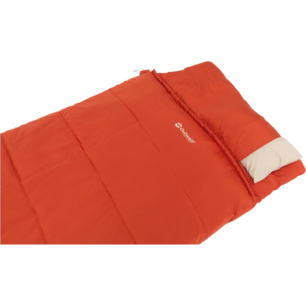 Outwell saco de dormir CONTOUR LUX ROJO 03