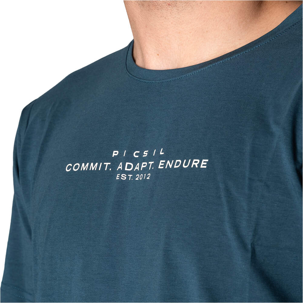 Picsil camiseta fitness hombre ESSENTIALS VERDE 03