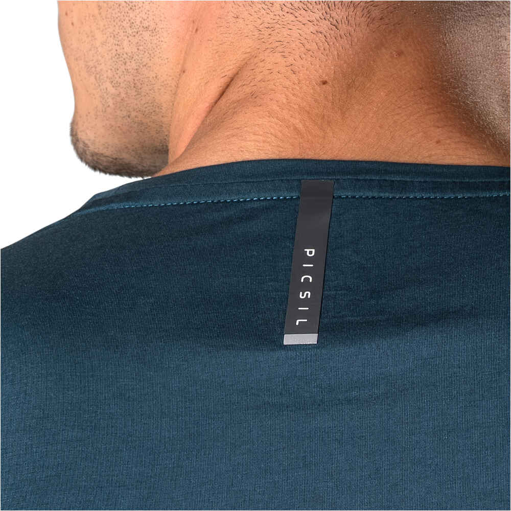 Picsil camiseta fitness hombre ESSENTIALS VERDE 04