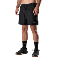 Picsil pantalón corto fitness hombre ESSENTIALS NEGRO vista detalle