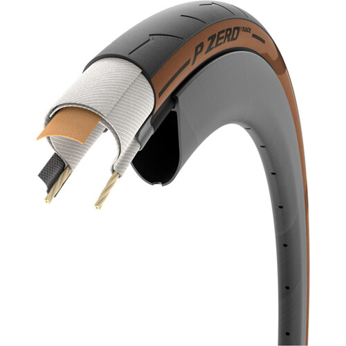 PIRELLI P ZERO RACE 700X28 CLASSIC marron