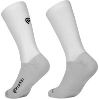 Pissei calcetines ciclismo SILVER SUMMERSOCK BL BLANCO vista trasera