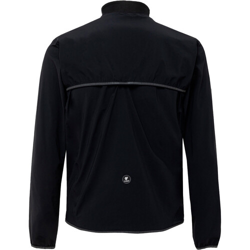 Pissei cortavientos ciclismo hombre RAIN WATERPROOF NEGRO