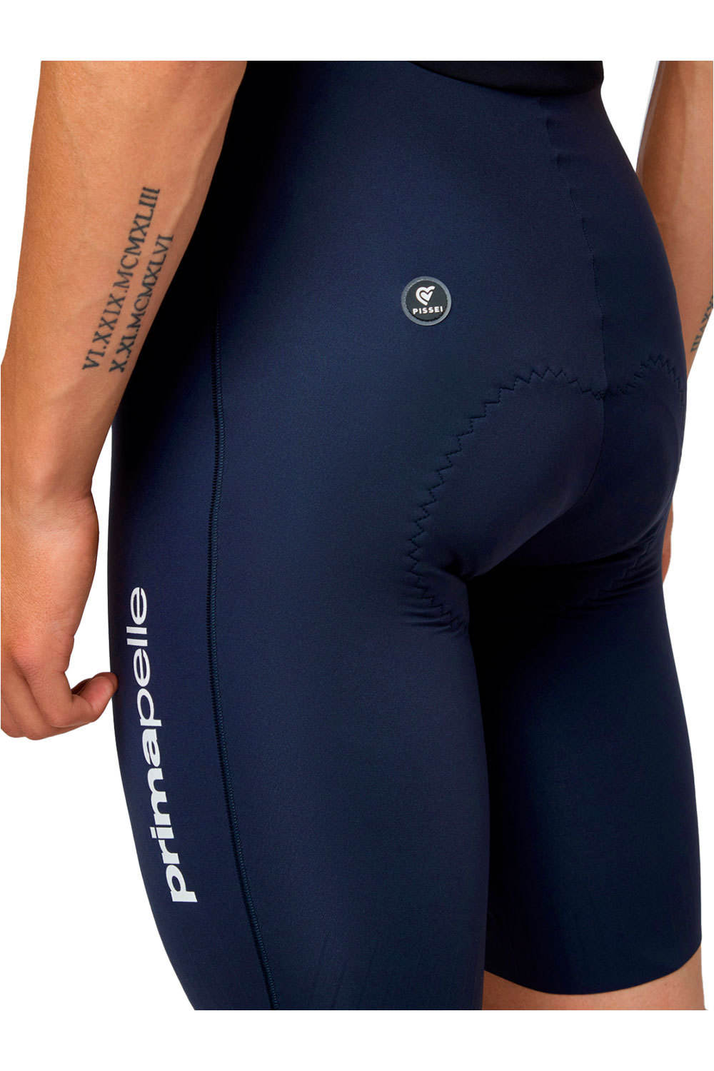Pissei culotte corto hombre PRIMAPELLE BLANCO vista detalle