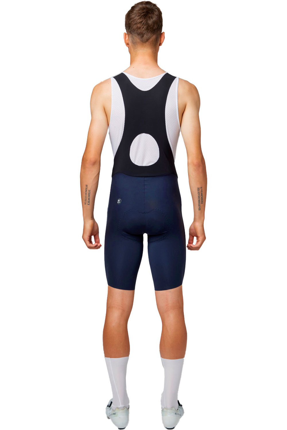 Pissei culotte corto hombre PRIMAPELLE BLANCO vista trasera