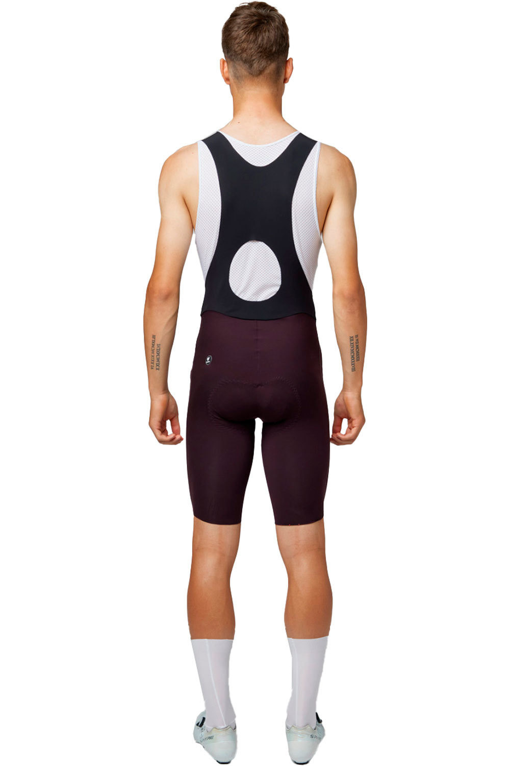 Pissei culotte corto hombre PRIMAPELLE MORADO vista trasera