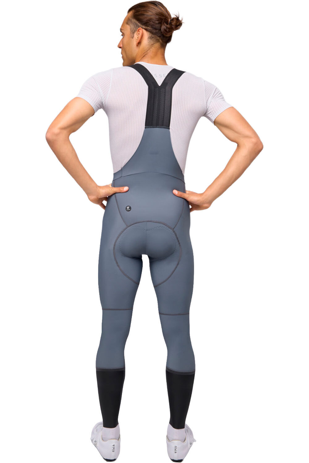 Pissei culotte largo hombre CALZAMAGLIA SANREMO GRIS vista trasera