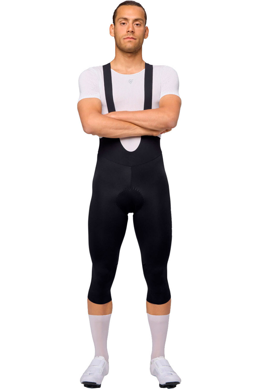 Pissei culotte largo hombre SALOPETTE 3/4 PRIMAPELLE NE NEGRO vista frontal