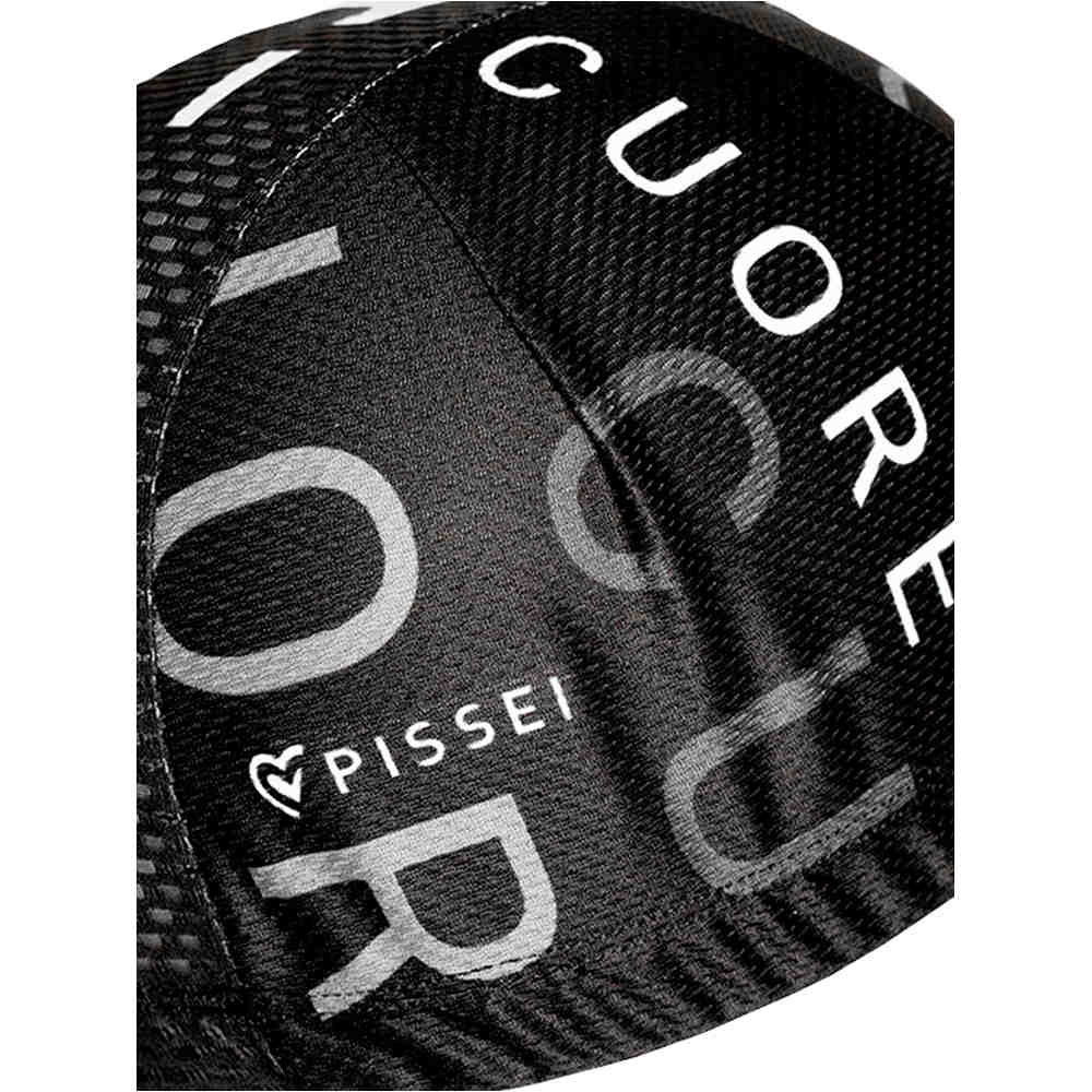Pissei gorras ciclismo FCTY NEGRO vista trasera