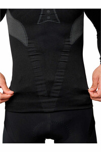 Pissei guantes cortos ciclismo MAGLIA INTIMA SEAMLESS MANICA LUNGA ALAA NE NEGRO 03