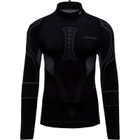 Pissei guantes cortos ciclismo MAGLIA INTIMA SEAMLESS MANICA LUNGA ALAA NE NEGRO 06