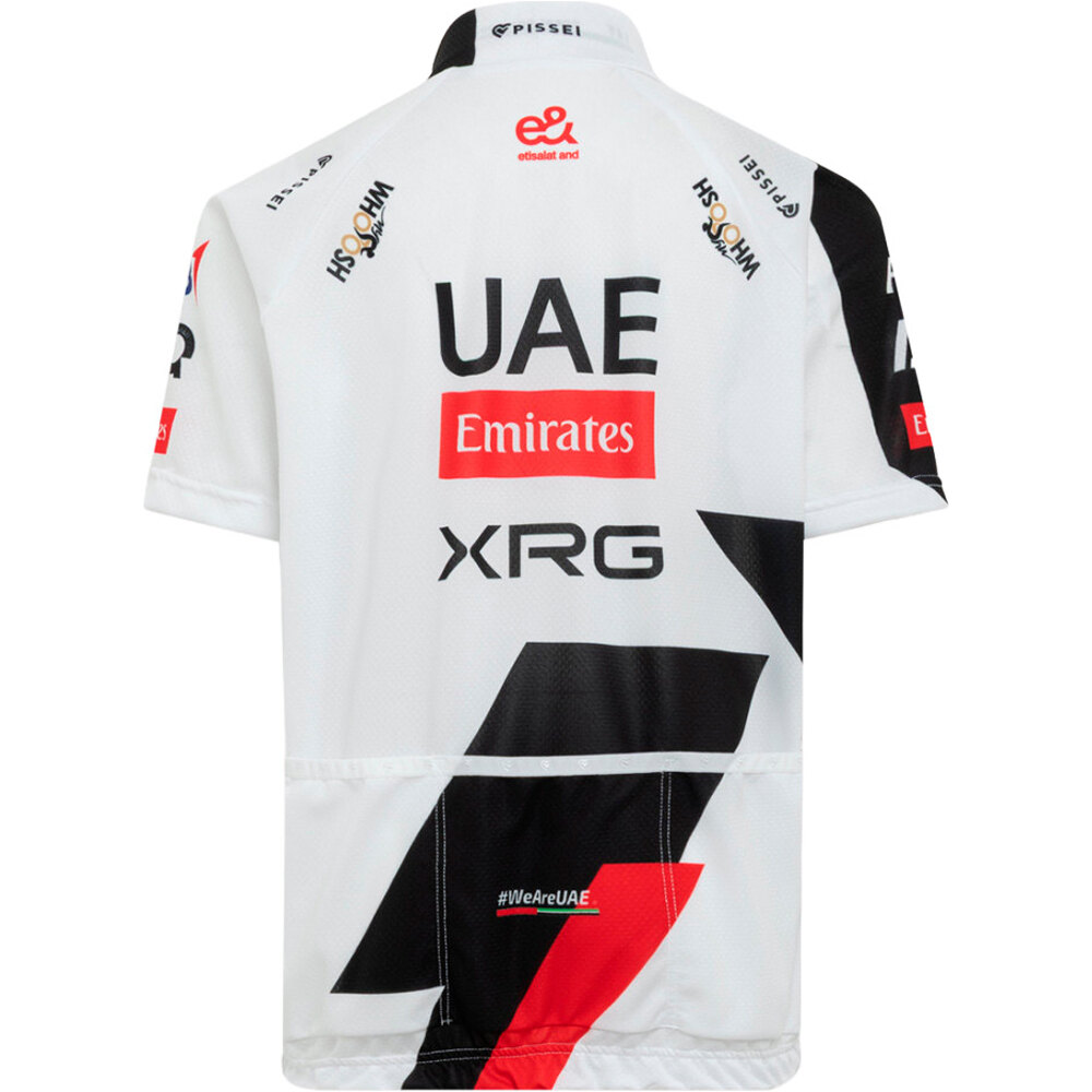 Pissei maillot manga corta niño UAE REPLICA  vista trasera