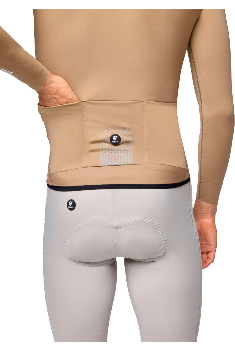 Pissei maillot manga larga hombre MAGLIA MANICA LUNGA INV.PRIMA PELLE MA MARRON 04