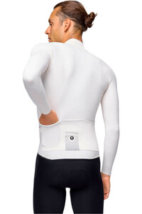 Pissei maillot manga larga hombre PRIMAPELLE WINTER LONG SLEEVE JERSEY BLANCO vista trasera
